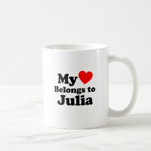 My Heart Belongs to Julia Coffee Mug
