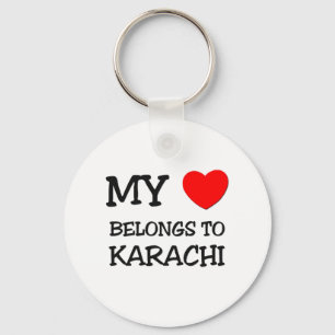 My heart belongs to KARACHI Key Ring