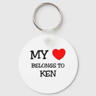 My Heart Belongs to Ken Key Ring