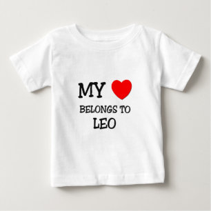 My Heart Belongs to Leo Baby T-Shirt