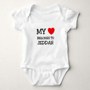My heart belongs to LOS ANGELES Baby Bodysuit