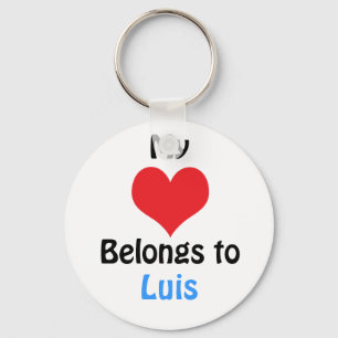 My heart Belongs to Luis Key Ring