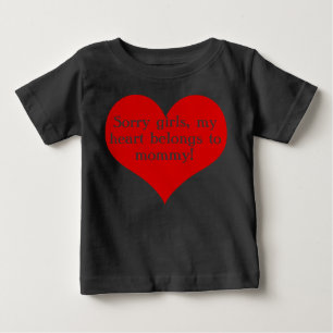My heart belongs to mummy baby T-Shirt