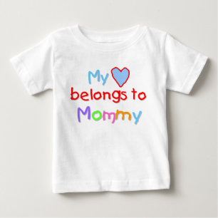 My heart belongs to Mummy Baby T-Shirt