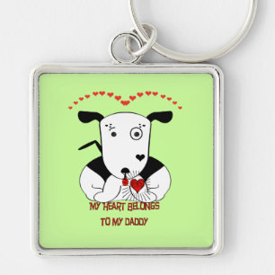 My Heart Belongs to My Daddy Key Ring