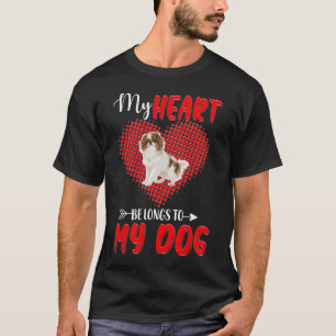 My Heart Belongs To My Japanese Chin Copy of Mens T-Shirt