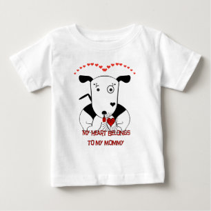 My Heart Belongs to My Mummy Baby T-Shirt
