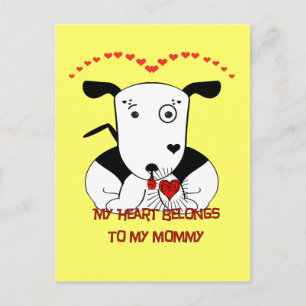 My Heart Belongs to My Mummy Postcard