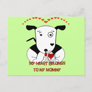 My Heart Belongs to My Mummy Postcard
