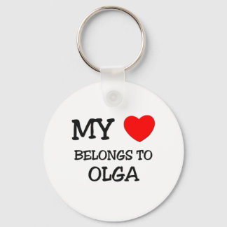 My Heart Belongs To OLGA Key Ring