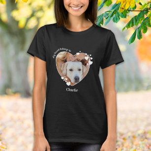 My Heart Belongs To Pet Photo Dog Lover T-Shirt