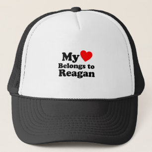 My Heart Belongs to Reagan Trucker Hat