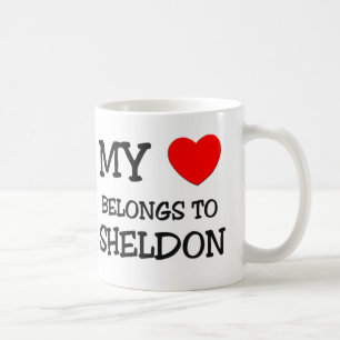 My Heart Belongs to Sheldon Coffee Mug