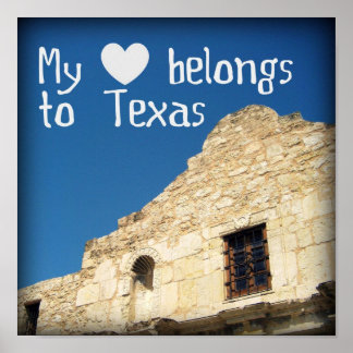 My Heart Belongs to Texas Poster