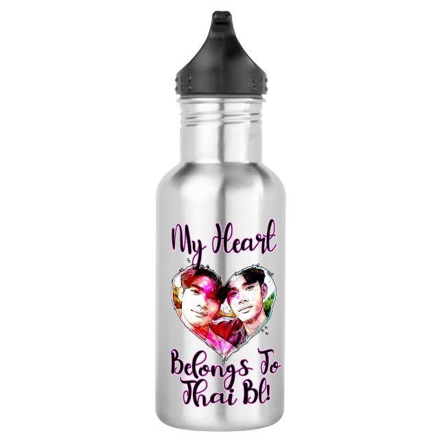 My Heart Belongs To Thai BL 532 Ml Water Bottle (Right)