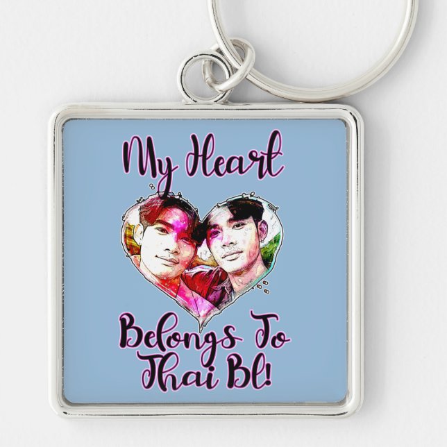 My Heart Belongs To Thai BL Key Ring (Front)
