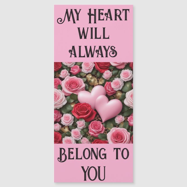 My heart belongs to you. (Front)