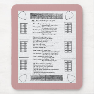 My Heart Belongs To You Mouse Mat