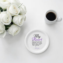 My Heart Belongs to You Romantic Personalised
