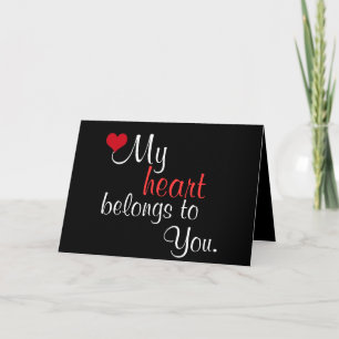 My Heart Belongs to You ~ Valentines Day Holiday Card