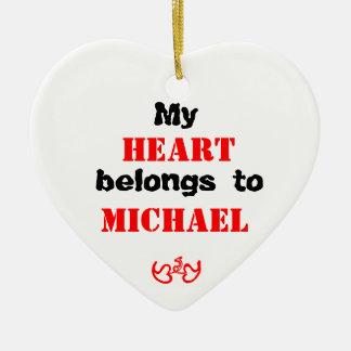 My Heart - Customisable Ceramic Tree Decoration