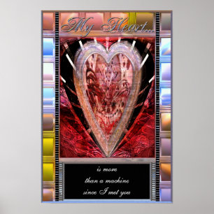 My Heart Customisable Poster