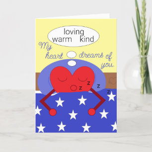 My Heart Dreams of You:  Blank Card