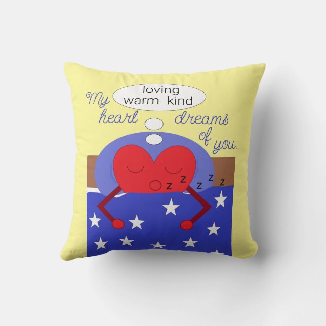 My Heart Dreams of You:  Cushion (Back)