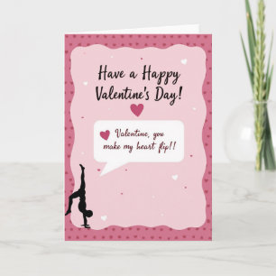 My Heart Flips Valentine Card