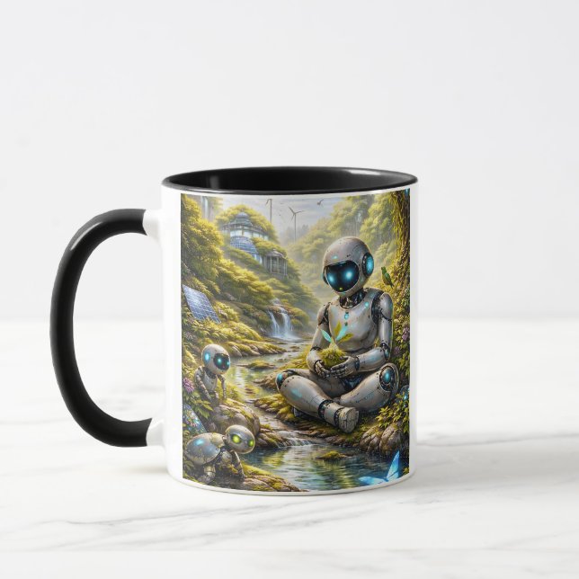 My Heart for Nature and Technology Mug (Left)