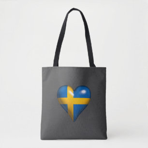 My Heart for Sweden Tote Bag