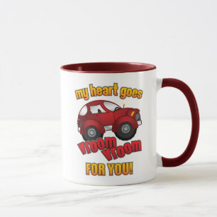 My Heart Goes Vroom Vroom For You! Mug