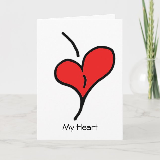 My Heart Holiday Card (Front)