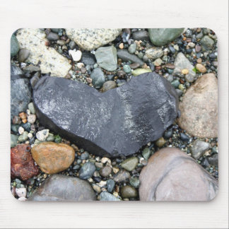 My Heart Is A Rock Mouse Mat