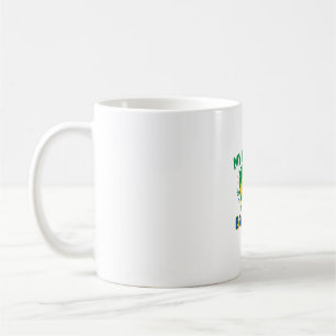 My Heart Is Brazilian Cute Patriotic Design Coffee Mug
