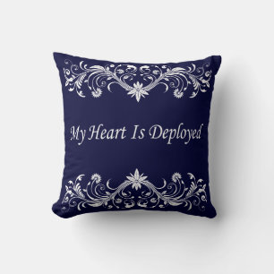 My Heart is Deployed Cushion