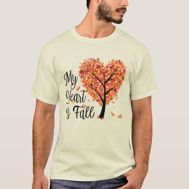 My Heart is Fall light shirt (Front)