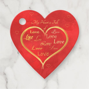 My Heart is Full of Love,  Favour Tags