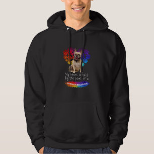 My Heart Is Held By The Paws Of A French Bulldog Hoodie