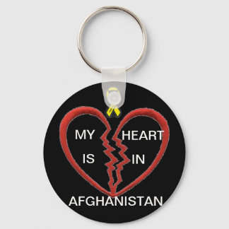 My heart is in Afghanistan Key Ring