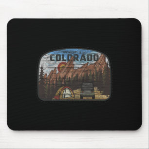 My Heart Is In Colorado Rocky Mountains Skiing Cam Mouse Mat