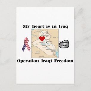 My Heart is in Iraq Postcard