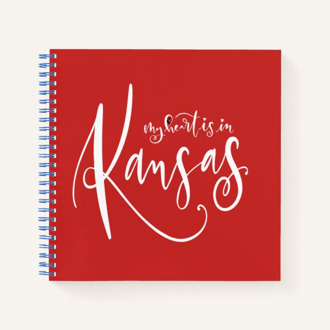 My Heart is in Kansas Notebook (Front)