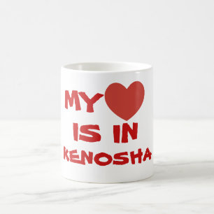 MY HEART IS IN KENOSHA COFFEE MUG