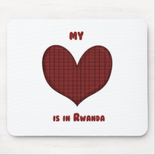 My Heart is in Rwanda Mouse Mat