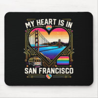 My Heart Is In San Francisco Souvenir Golden Gate