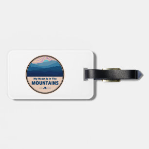 My Heart Is in The Mountains Luggage Tag
