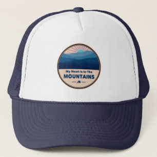 My Heart Is in The Mountains Trucker Hat