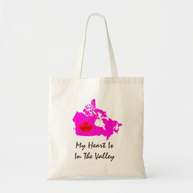 My heart is in the valley  Nova Scotia Tote Bag (Front)