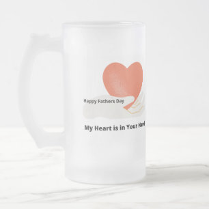 My Heart is in Your Hand on a Beer Mug